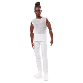Barbie Looks Ken Doll (Brunette with Braids & Bun Hairstyle)