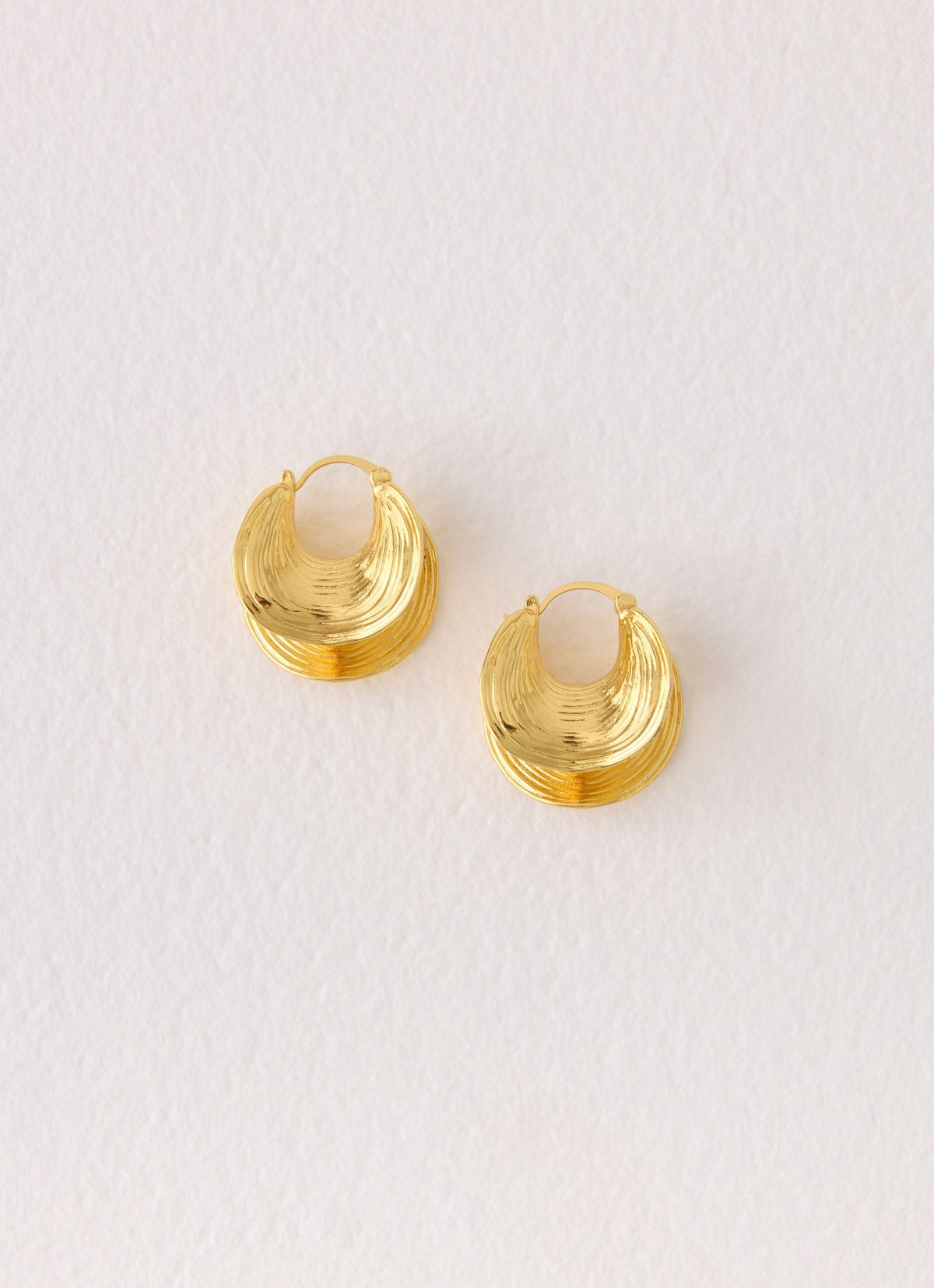 Sol Beam Earrings - Gold