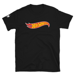 Hot Wheels Core Logo Short-Sleeve Black Unisex T-Shirt