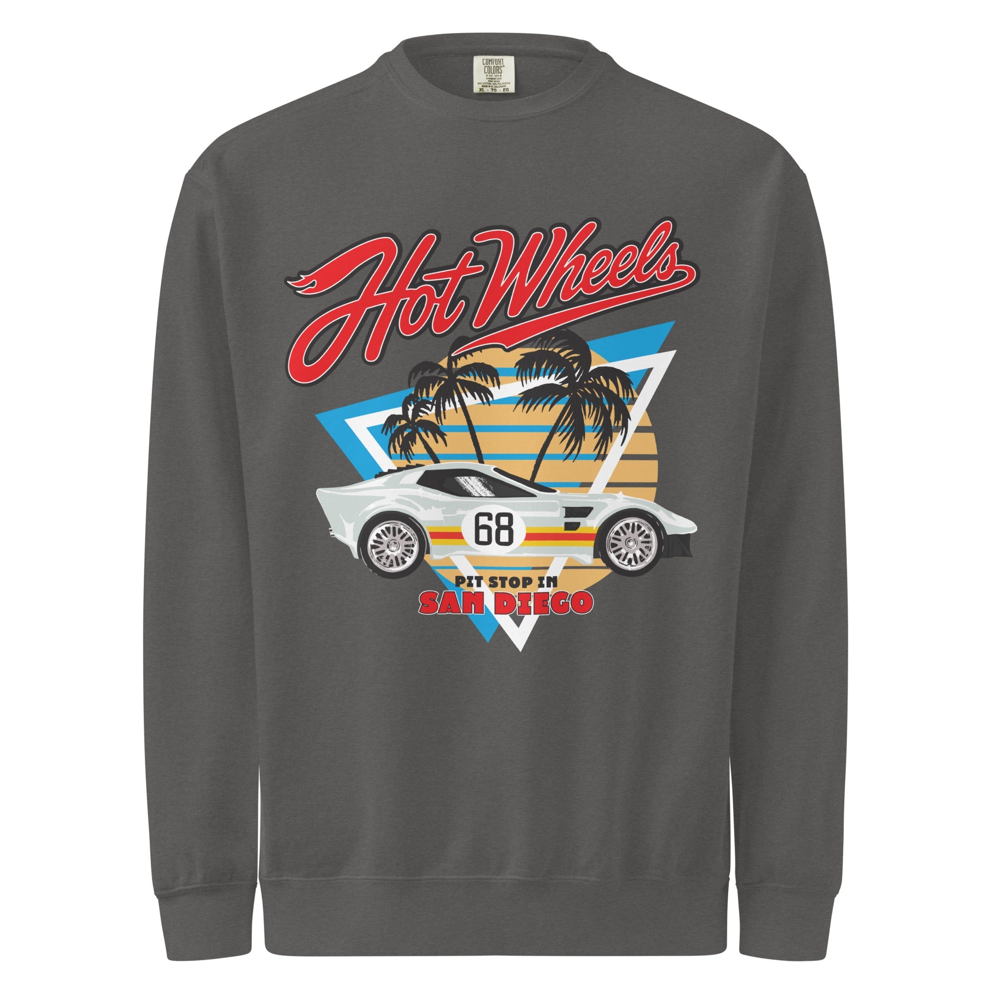 Hot Wheels Pit Stop Gray Sweatshirt