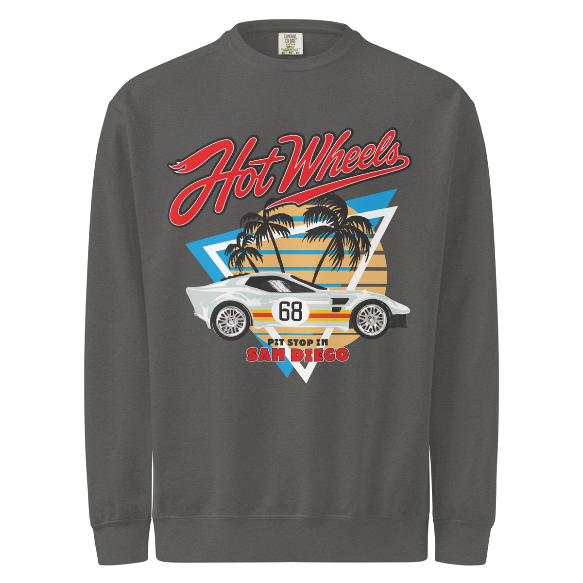 Hot Wheels Pit Stop Gray Sweatshirt