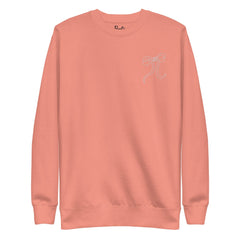 Barbie Peaches 'n Cream Embroidered Peach Sweatshirt