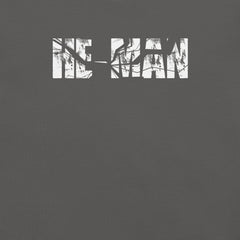 Masters of the Universe Laser Power He-Man Grey T-shirt